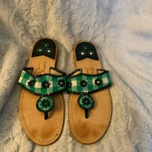 Jack Rogers Draper James sandals. Size 10